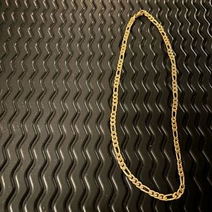 14K Gold Figaro Yellow Gold Chain